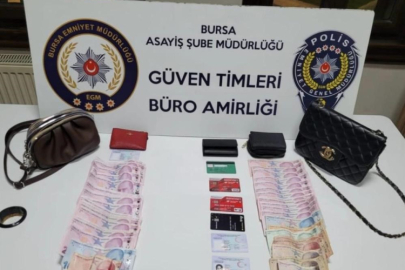 Bursa'da suçüstü yakalanan hırsız tutuklandı