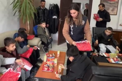 Bursa'da polisten çocuklara yönelik sosyal farkındalık etkinliği