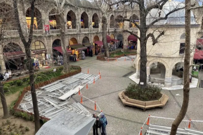 Tarihi Koza Han'da kafeler için yürütmeyi durdurma kararı