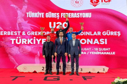 U20 Serbest Güreş Türkiye Şampiyonası sona erdi