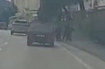 Bursa'da çocukların üzerine araç sürdü