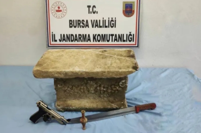 Bursa'da tarihi eser kaçakçılığına jandarma engeli