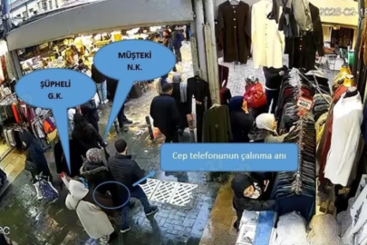 Bursa’da yankesicinin el çabukluğu izleyenleri şoke etti