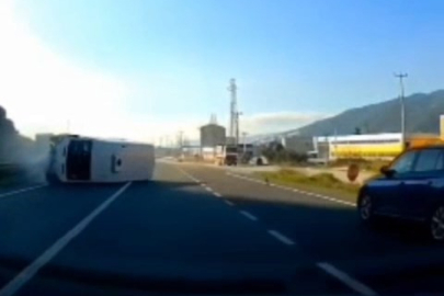 Bursa'da korkutan kaza