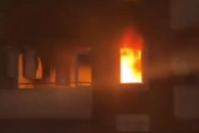 Bursa’da apartman dairesi alev alev yandı