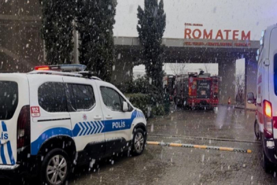 Bursa'da hastane yemekhanesinde yangın paniği