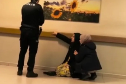 Bursa'da yaralanan kızı için ellerini açıp dua etti