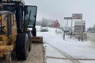 Nilüfer’de kar mesaisi