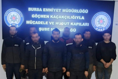 Bursa'da geniş kapsamlı kaçak göçmen operasyonu