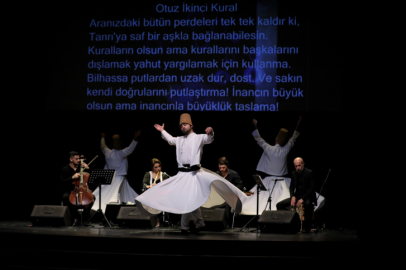 'Şems’in 40 Kuralı' Bursa'da ney tınısıyla hayat buldu