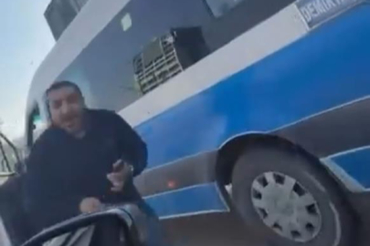 Bursa'da yol verme kavgası kamerada... Camı kırdı, 180 bin lira ceza yedi