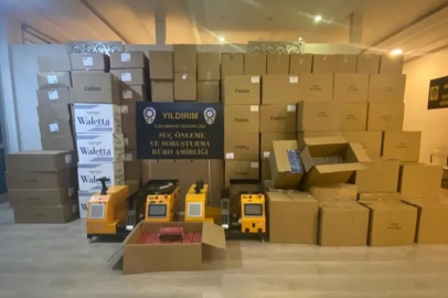 Bursa'da 460 kilo tütün ele geçirildi