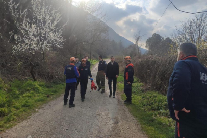 Bursa'da dağlık alanda mahsur kalan yaralı vatandaş kurtarıldı