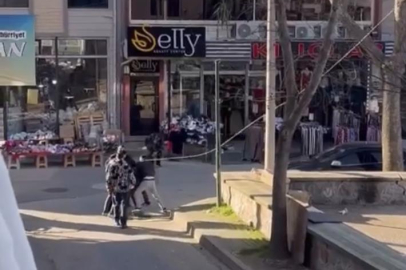 Bursa'da esnaf kavgası boks ringini aratmadı