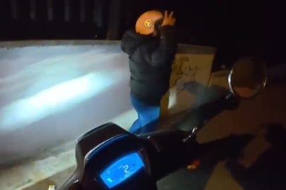 Bursa'da gülümseten kaza