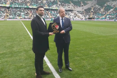 Bursaspor'a fair play ödülü takdim edildi