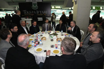 Başkan Aydın Teksaslı Bursasporlular Derneği’nin iftarına katıldı