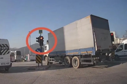 Bursa'da sürücülerin kırmızı ışık ihlali kamerada