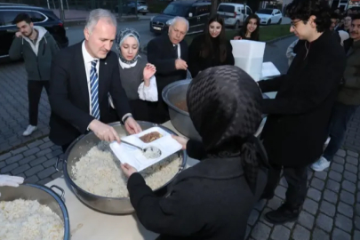 İnegöl'de 500 öğrenciyle iftar sofrası kuruldu