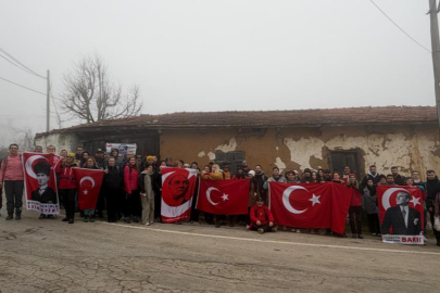Nilüfer'de şehitleri için yürüdüler