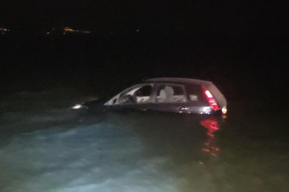 İznik Gölü'ne uçan otomobilde can pazarı