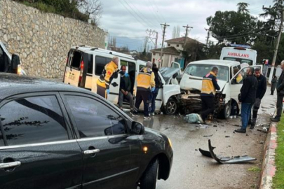 Bursa'da bayram arifesinde feci kaza: 7 yaralı