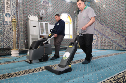 Osmangazi’de camilerde bayram temizliği