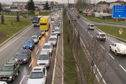 Dönüş yolculuğu başladı, İnegöl’de trafik durma noktasına geldi