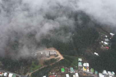 Uludağ'dan inen sis Bursa'yı sardı