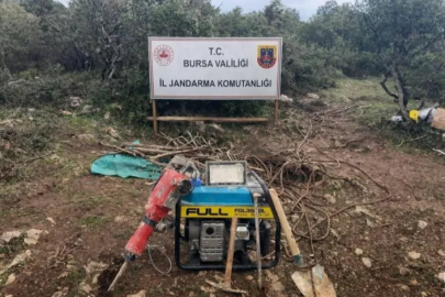 Bursa’da Jandarma 35 metrelik kaçak tüneli ortaya çıkardı