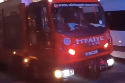 Bursa'da tarihi binada çıkan yangın söndürüldü