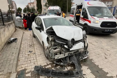 İnegöl'de korkunç kaza: 5 yaralı