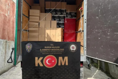 Bursa’da 6 milyon 360 bin kaçak makaron ele geçirildi