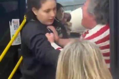 Bursa'da otobüste yer kavgası: Şoförün kolunu ısırdılar