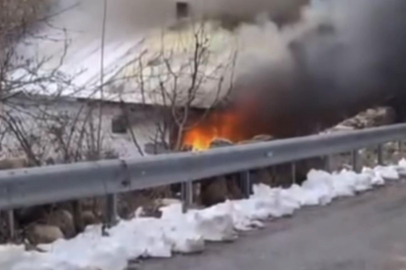 Bursa'da bağ evinde çıkan yangın korkuttu