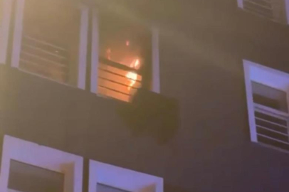 Bursa'da  otel odasındaki yangın itfaiye ve 112'yi alarma geçirdi