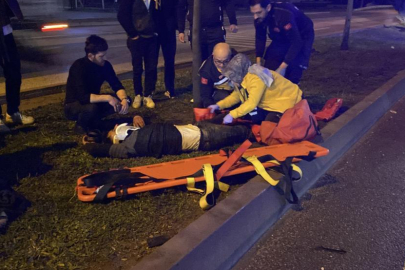 Düşürdüğü telefonu alırken otomobil çarptı