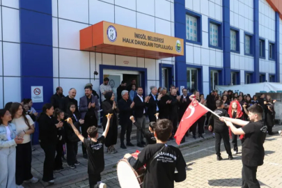 Başkan Taban’dan halk dansları ekibine ziyaret