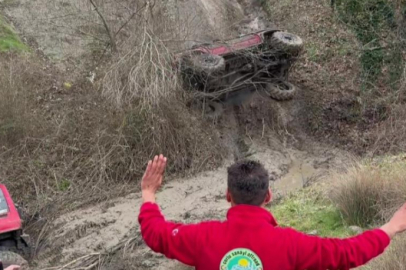 Bursa'da Off-Road yarışında nefes kesen anlar