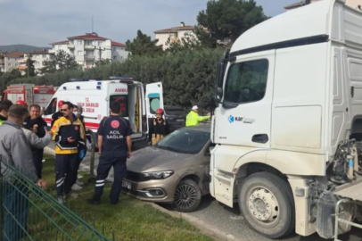 Bursa'da önüne kattığı otomobili sürükledi