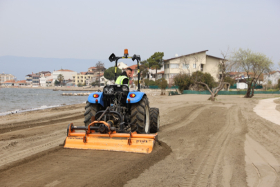 Bursa'da plajlar yaza hazır hale getiriliyor