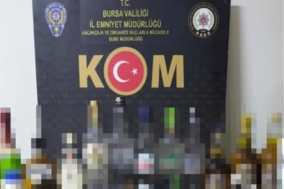 Bursa’da sahte içki operasyonu