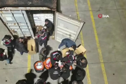 Panama bandıralı gemide 500 milyon liralık kokain ele geçirildi