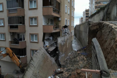 Bursa’da korkutan göçük havadan görüntülendi
