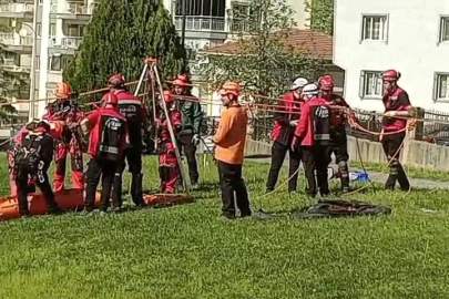 Bursa’da 17 ekibin katılımıyla arama kurtarma tatbikatı