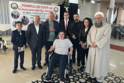 Bursa'da engelli aracı dağıtım töreninde duygulandıran anlar