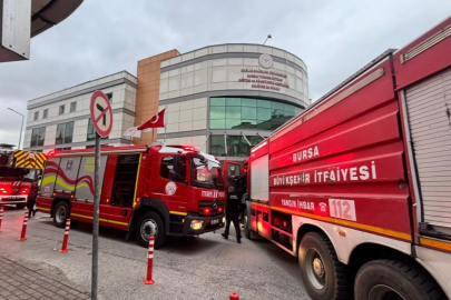 Bursa’da hastanede yangın paniği