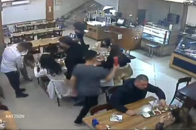 Nefes borusuna yemek kaçan küçük kızı restoran çalışanı kurtardı