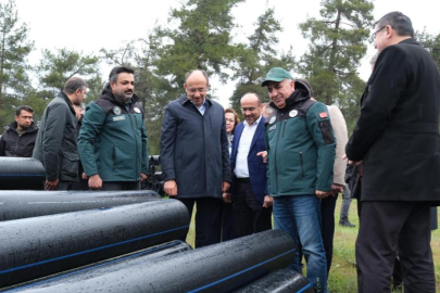 Orhaneli’de 13 bin 500 dekarlık alana modern sulama yatırımı