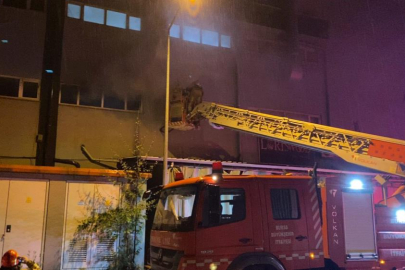Bursa'da mobilya fabrikası yangını